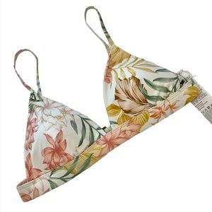 Rip Curl Women's La Bonita Fixed Triangle Bikini Top NWT Women’s Size Small